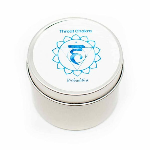 Natuurlijke geurkaars 5e chakra - Vanille (26 branduren) - Afbeelding 7