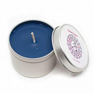 Natuurlijke geurkaars 7e chakra - Jasmijn (26 branduren)