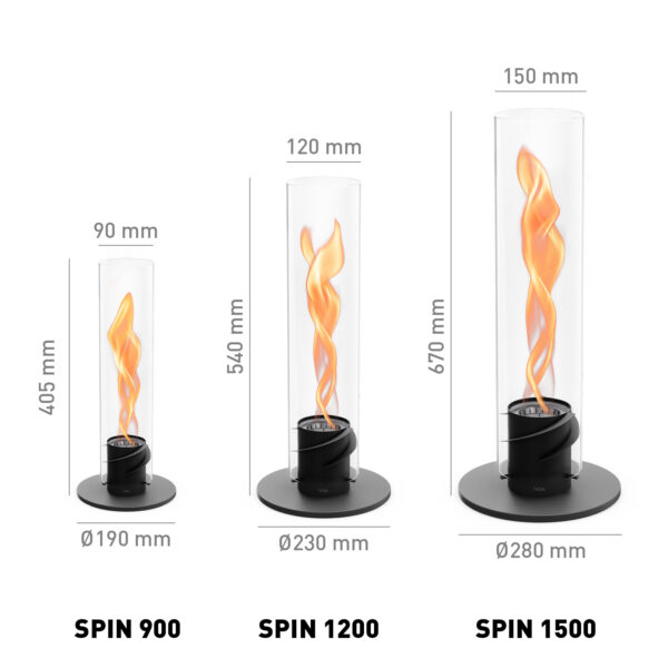 Höfats SPIN Tabletop Fireplace - Afbeelding 3